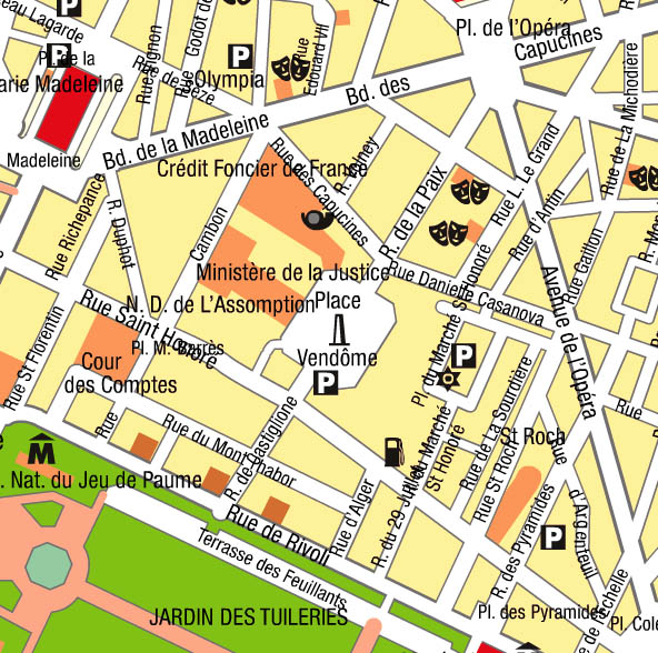 place vendome map