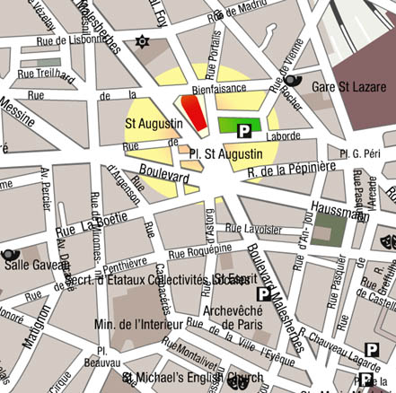 saint augustin map